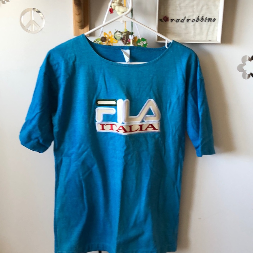 Vtg Single Stitch Fila Italia Tee